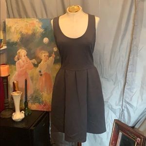 Grey sleeveless dress for layering